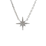 14 KT Happy Star diamond necklace