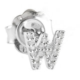 Sterling Teen Diamond Mini Earrings