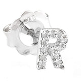 Sterling Teen Diamond Mini Earrings