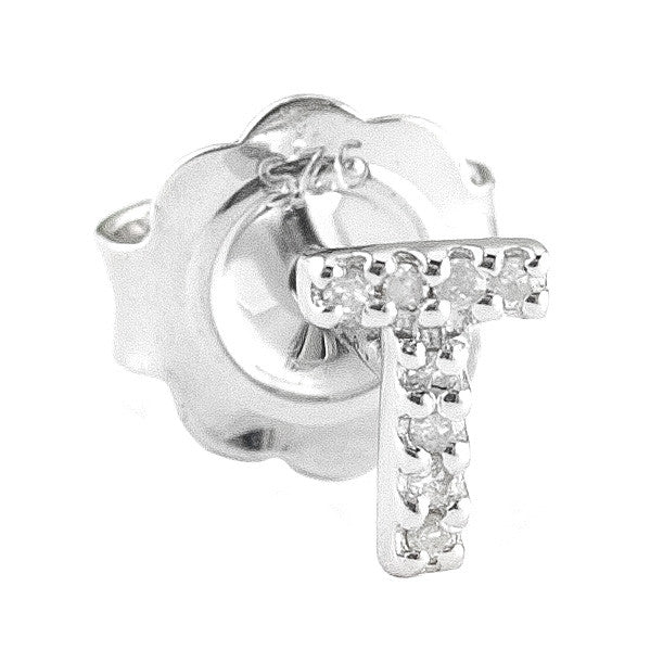 Sterling Teen Diamond Mini Earrings