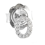 Sterling Teen Diamond Mini Earrings