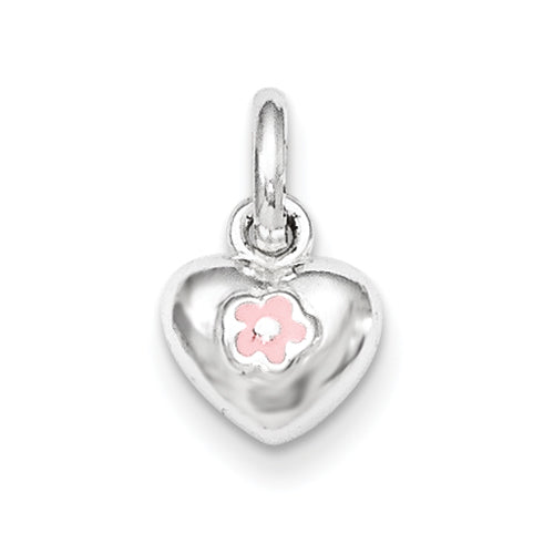 Sterling Silver Children's heart  Necklace