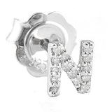 Sterling Teen Diamond Mini Earrings