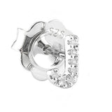 Sterling Teen Diamond Mini Earrings