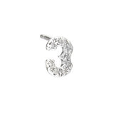 Sterling Diamond number earrings singles "9"